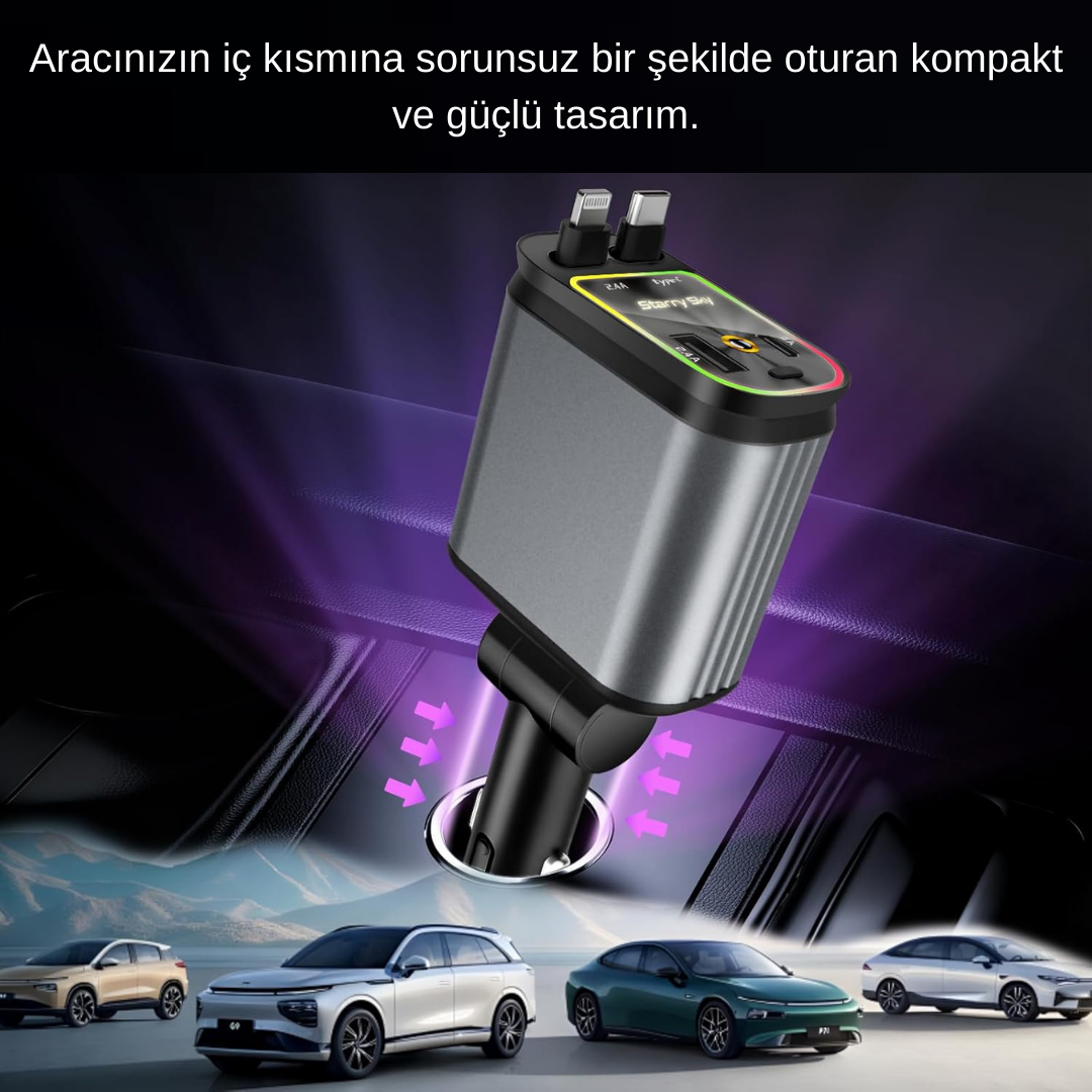Galaxy Starlight Çakmaklık Şarj Adaptörü
