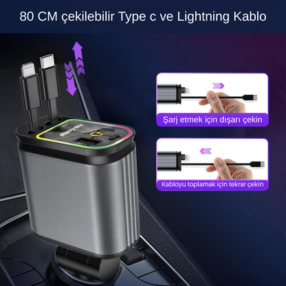Galaxy Starlight Çakmaklık Şarj Adaptörü